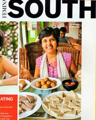 Susmitha Subbaraju Veganosaurus featured in Femina Magazine