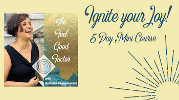 Ignite your Joy! 5 Day Mini Course poster.